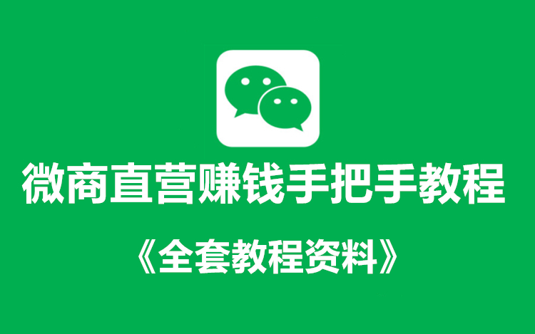 微商直营赚钱教程+《全套课件教程》