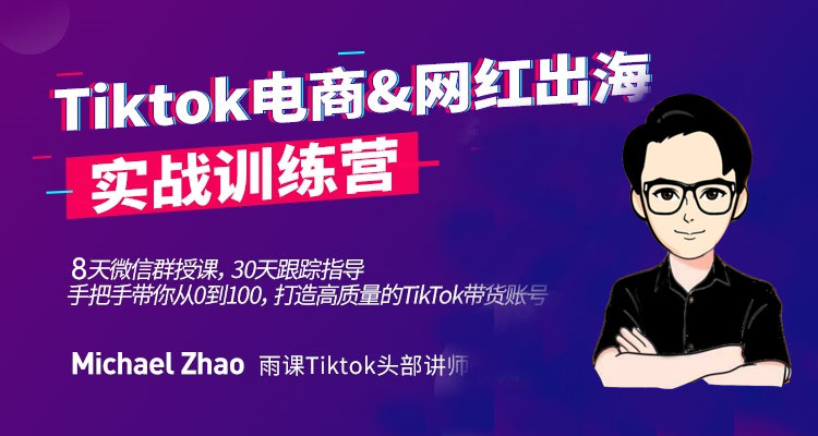 Tiktok电商&网红出海实战训练营