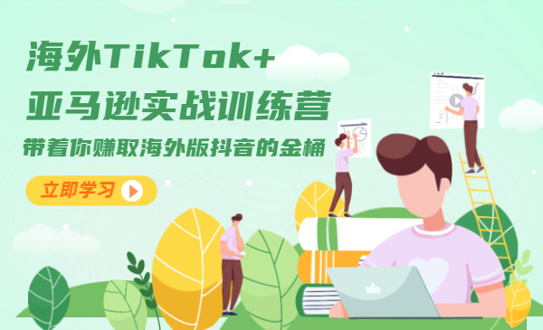 【海外TikTok+亚马逊实战训练营】带着你赚取海外版抖音的金桶